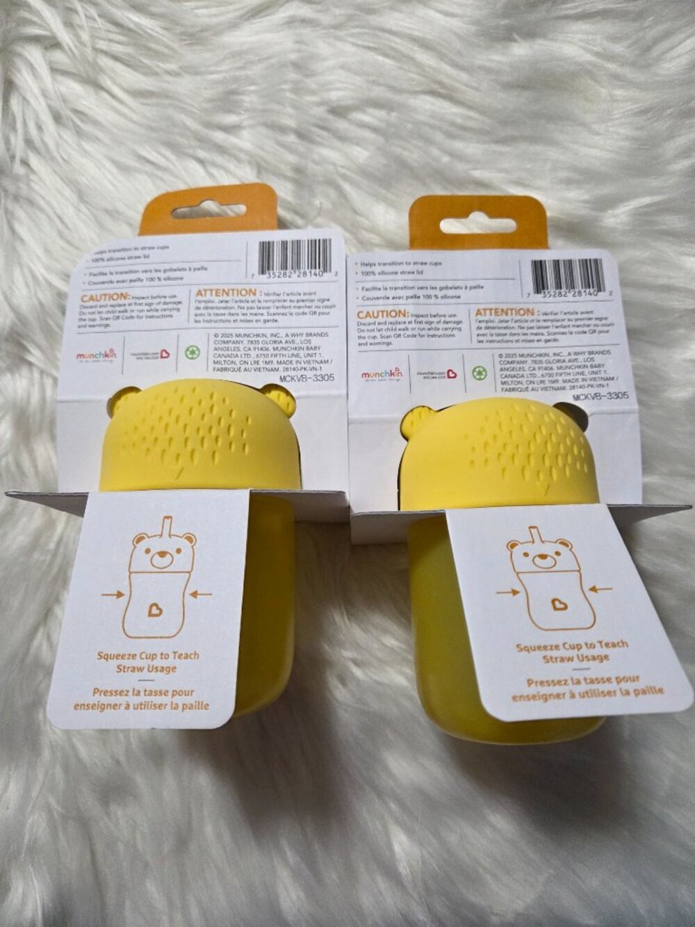 Munchkin Baby Bear Transition Straw Cup Set - Picture 2 of 7